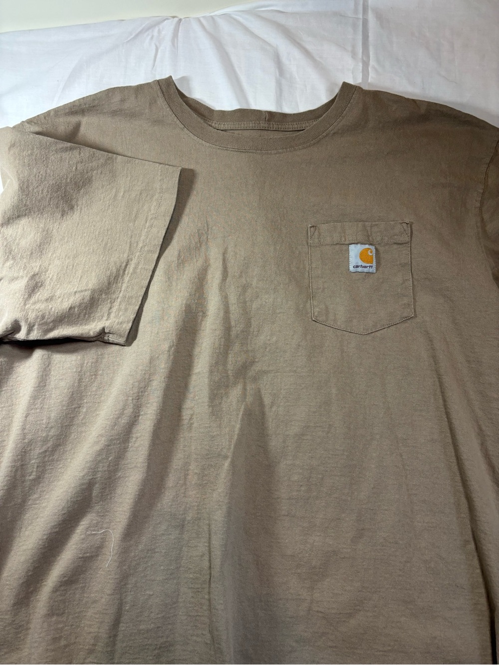 Carhartt Short-Sleeve Pocket Tee in Khaki